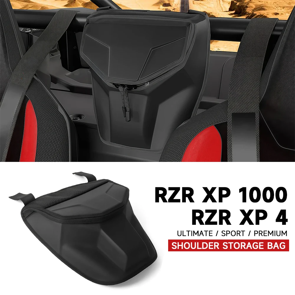 For Polaris RZR XP 1000 XP4 2024 2025 UTV Motorcycle Storage Bag Center Shoulder Console Box Between Seat Storage Accessories