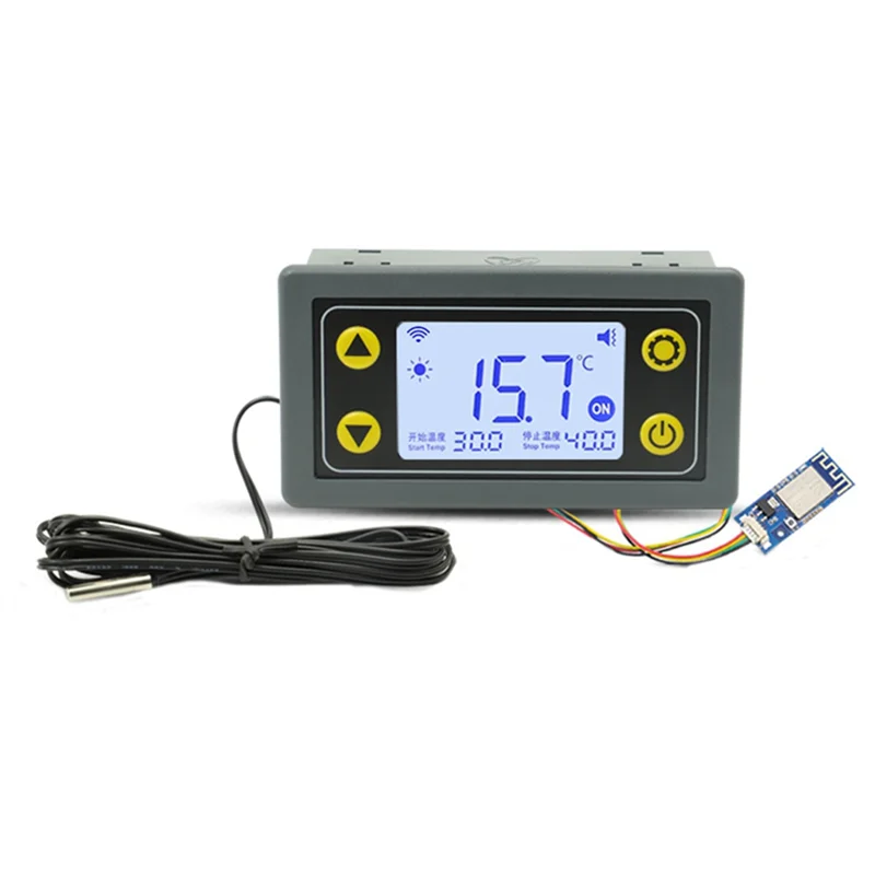 ST10W 10A Fernbedienung WIFI Thermostat Temperatur Controller Modul DC6-30V Heizung APP Timing Arbeit Temperatur Meter B