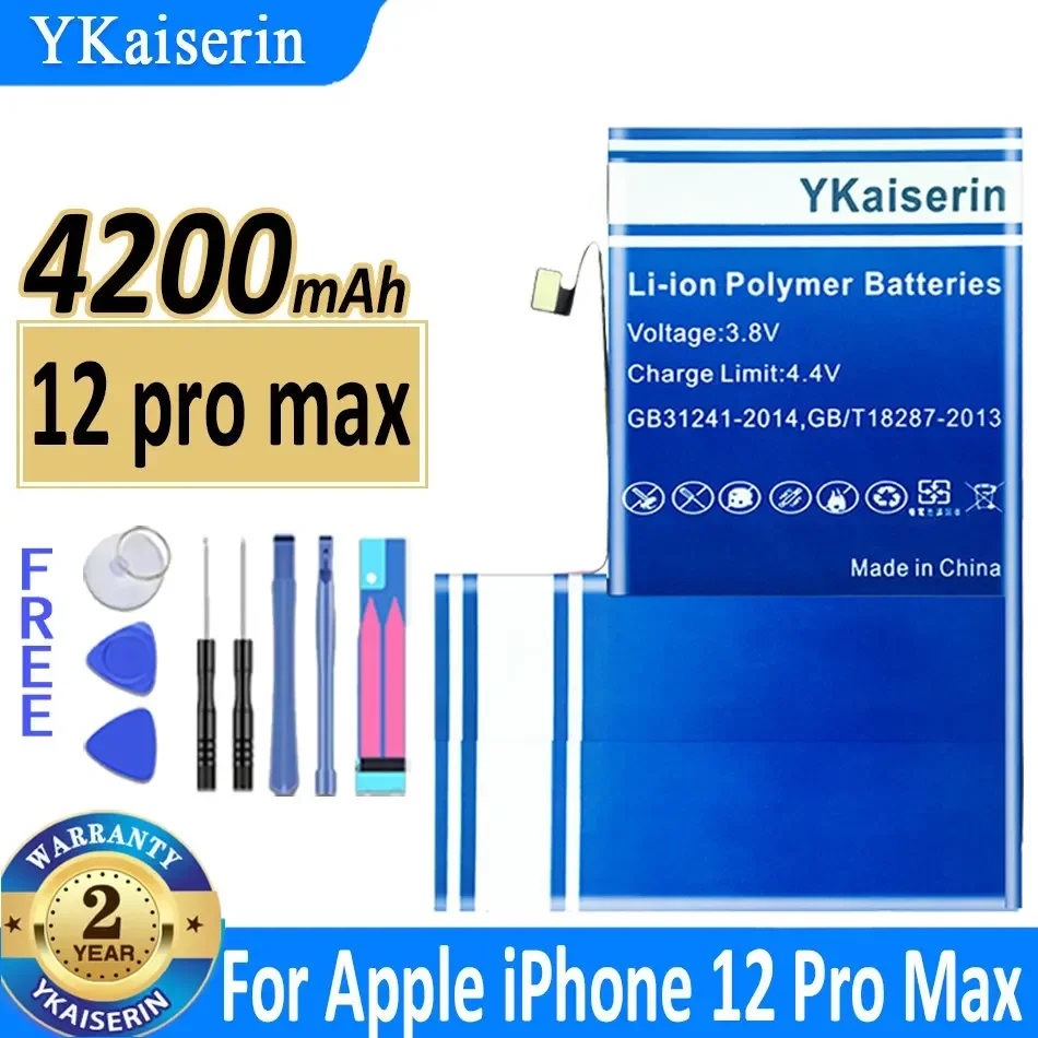 YKaiserin для Apple IPhone 12 Mini/Pro/Pro Max 12 mini A2176 A2398 A2399 A2400/12Pro/12Pro Max A2342 A2410 A2411 A2412 Батарея