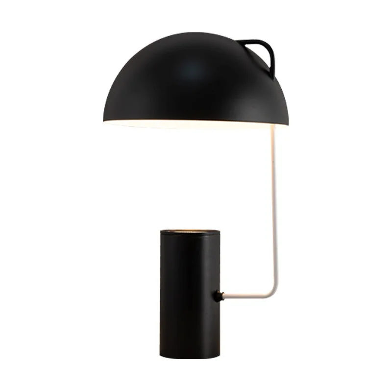 

Nordic simple small table lamp, bedroom bedside wrought iron paint creative decorative table lamp