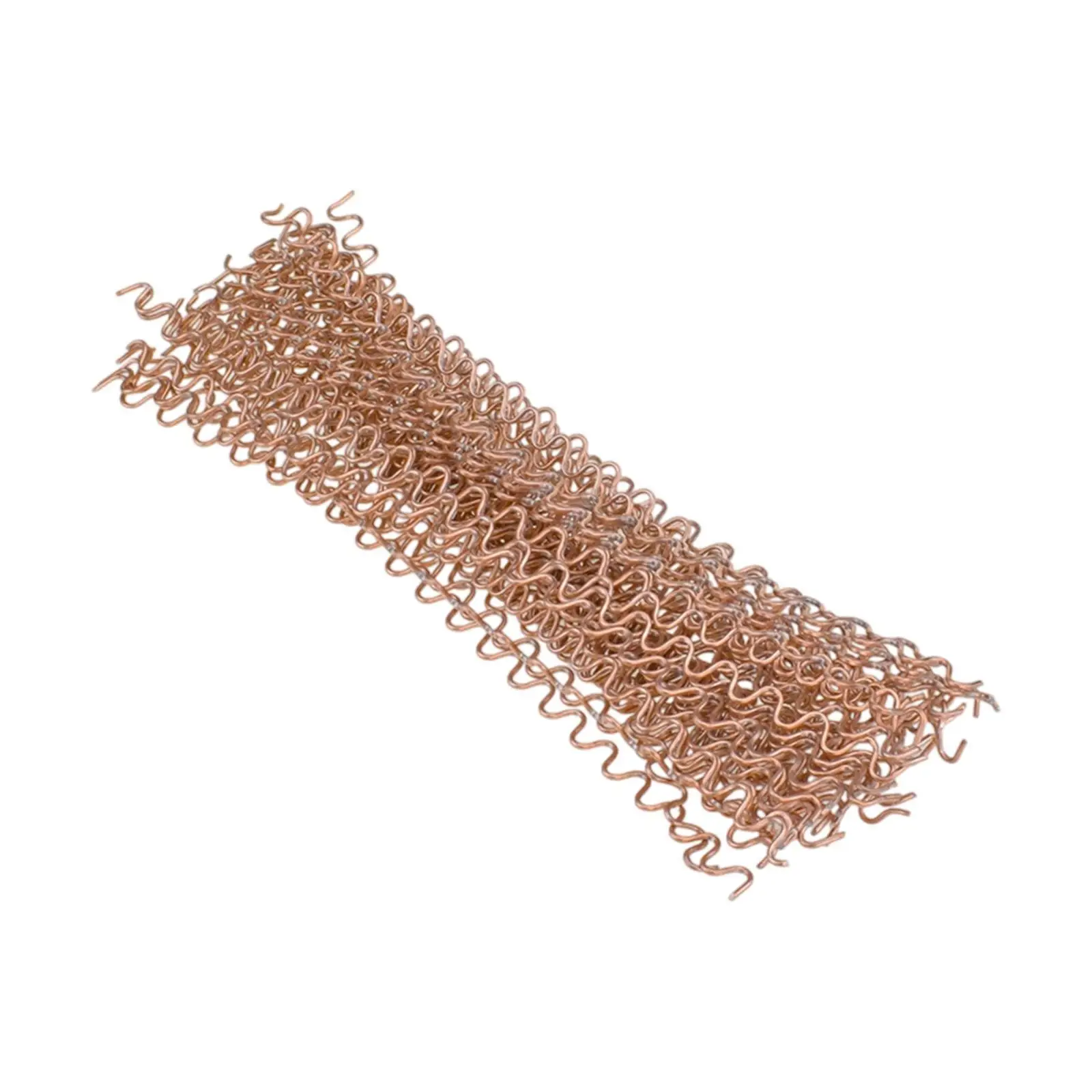 

Dent Pulling Wavy Wires 50/100Pcs Copper-painted 33cm Portable Corrugated Welding Wires for Automotive Sheet Metal Repair