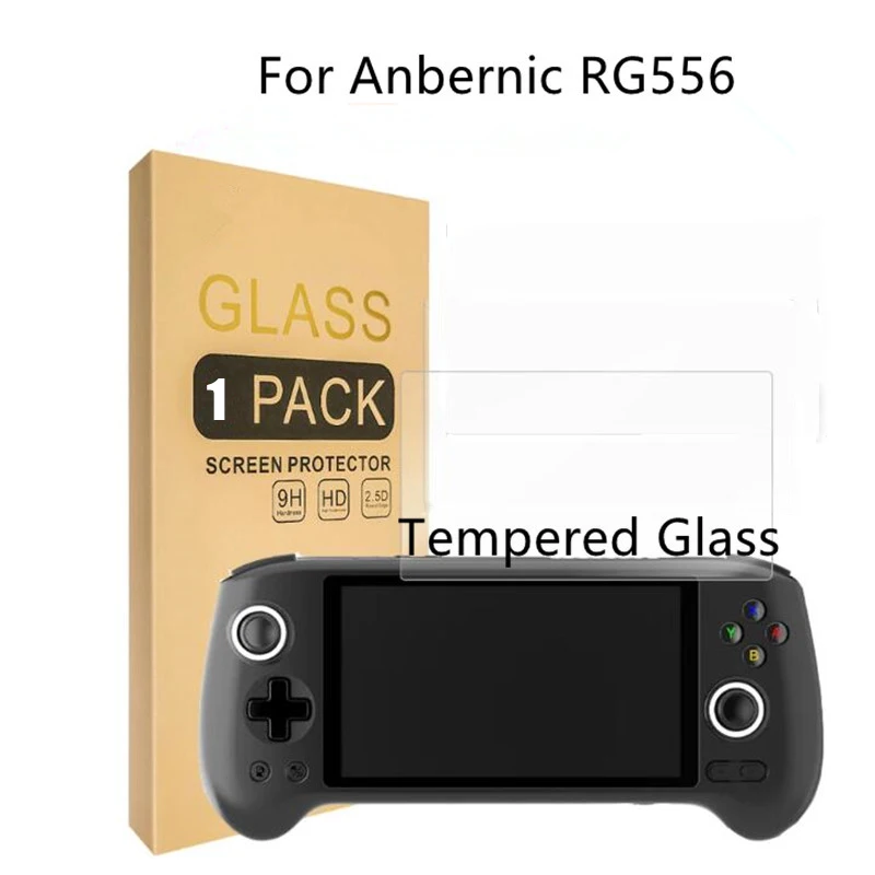 

for Anbernic RG556 Tempered Glass Screen Protector Films 9H RG556 Game Console Screen Protector film Accessories