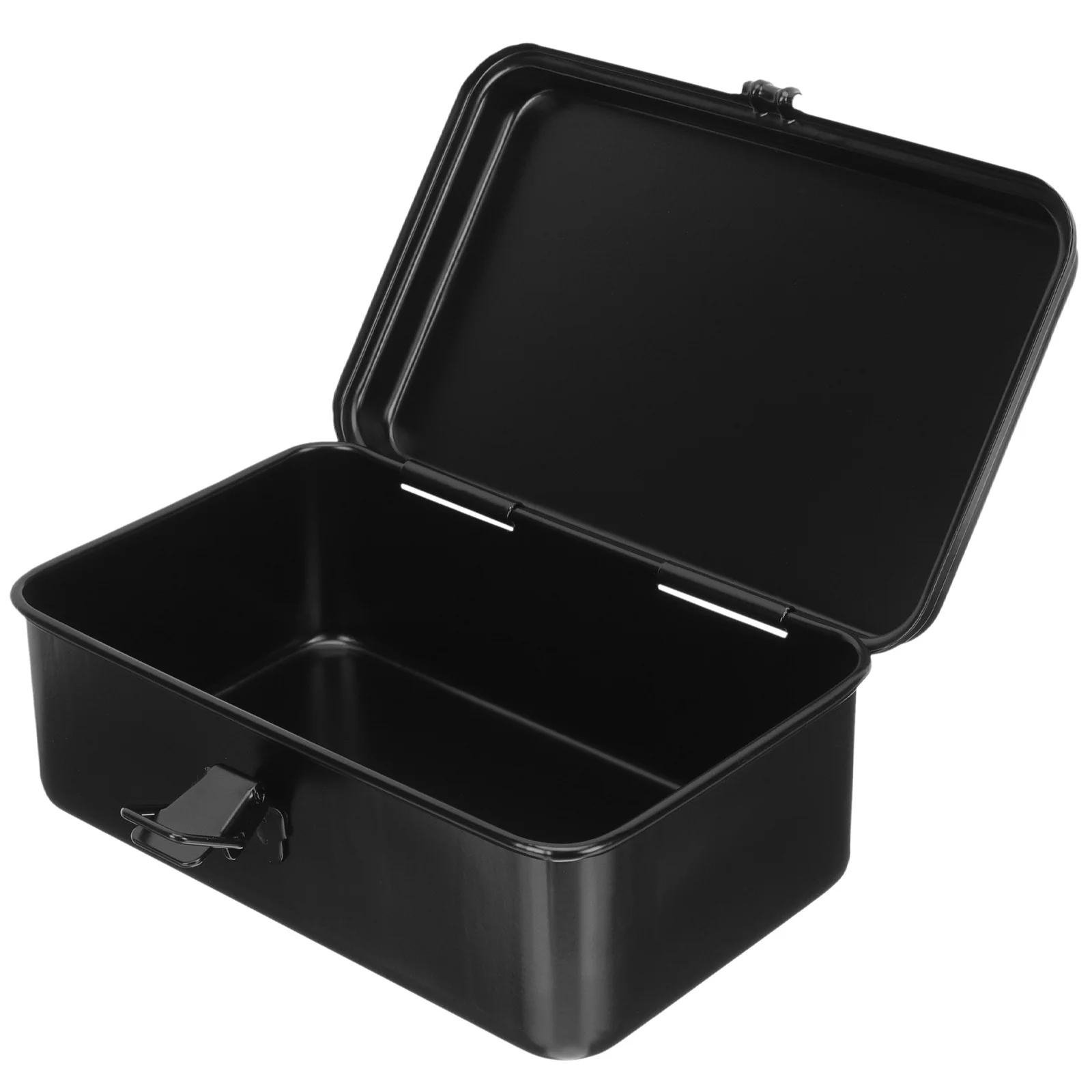 Small Tool Box Iron Sheet Metal Toolbox with Buckle Organizer for Home Workshop Garage Storage Tool Box Toolbox Organization