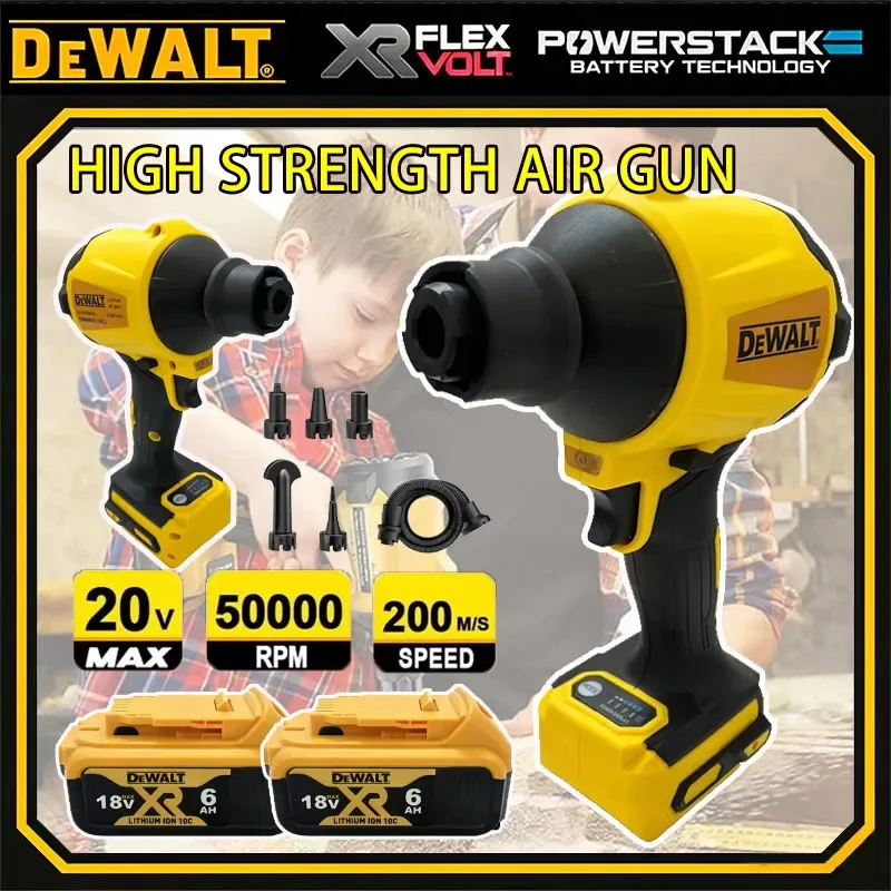 

Беспроводная воздуходувка Dewalt с бесщеточным двигателем, электрическая машина для удаления пыли, портативный вентилятор-насос для Dewalt