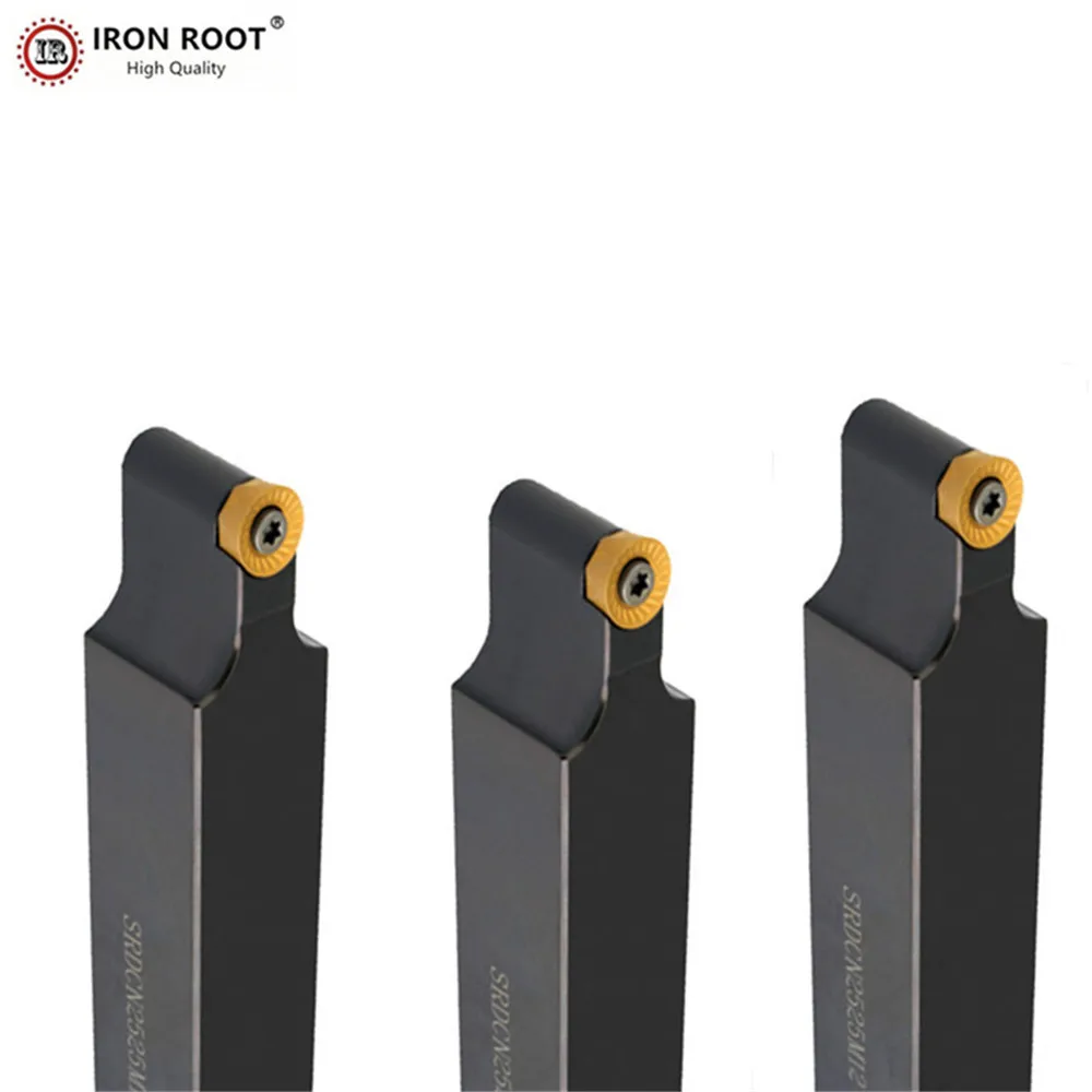 IRON ROOT External Turning Tool Holder 1P SRDCN1010H10,SRDCN1212H10,SRDCN1616H10,SRDCN2020K10 CNC Lathe Turning Tools RCMT