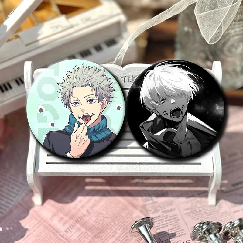 Cartoon Role Play Toge Inumaki Soft Button Pin Badge Anime Character Brooch Creative Badge for Backpack Clothes Decoration Gift