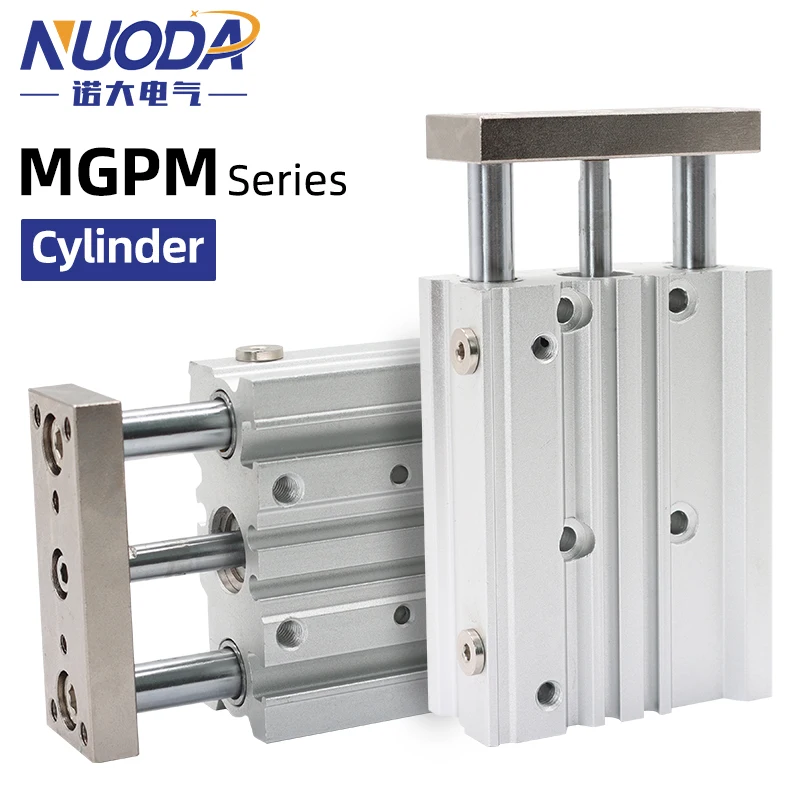 MGPM Type Pneumatic Compact Guide Cylinder MGPM12 MGPM16 MGPM20 MGPM25 MGPM32 MGPM40 MGPM50 MGPM63 MGPM80 Stroke 10mm-300mm