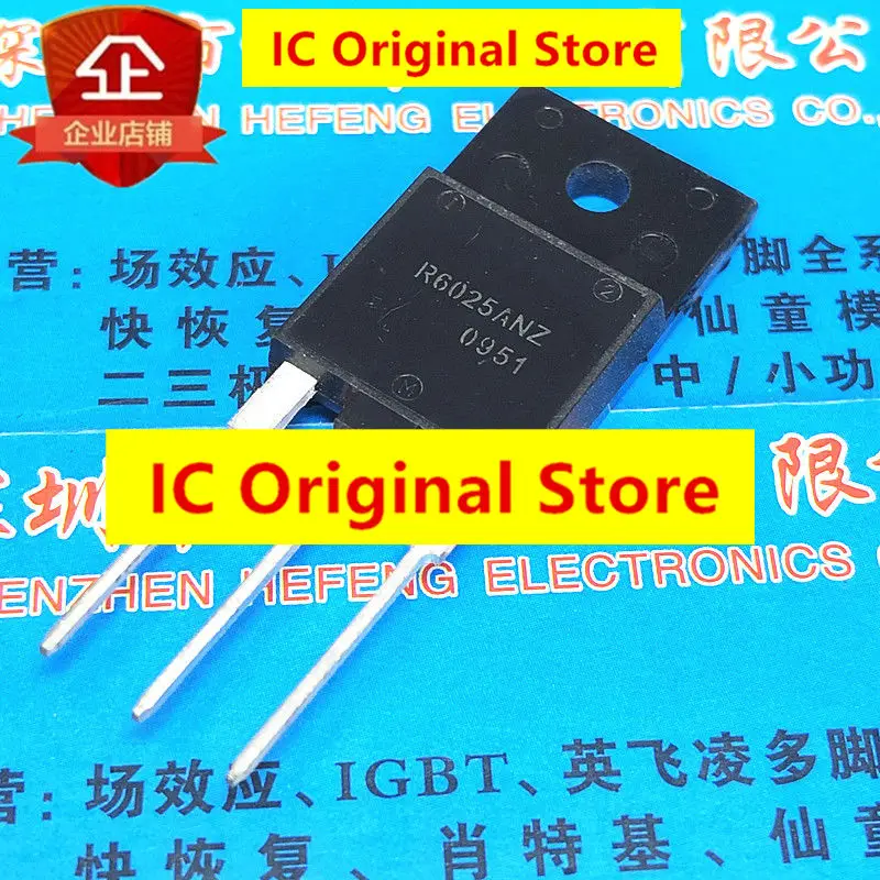 R6025ANZ بقعة استيراد جديدة TO-3PF 600V 25A R6025AN LCD الطاقة MOS ترانزستور بتأثير ميداني مكونات إلكترونية R6025