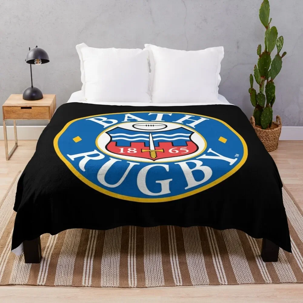 

Bath Rugby Logo Throw Blanket Beach Nap for babies Blankets