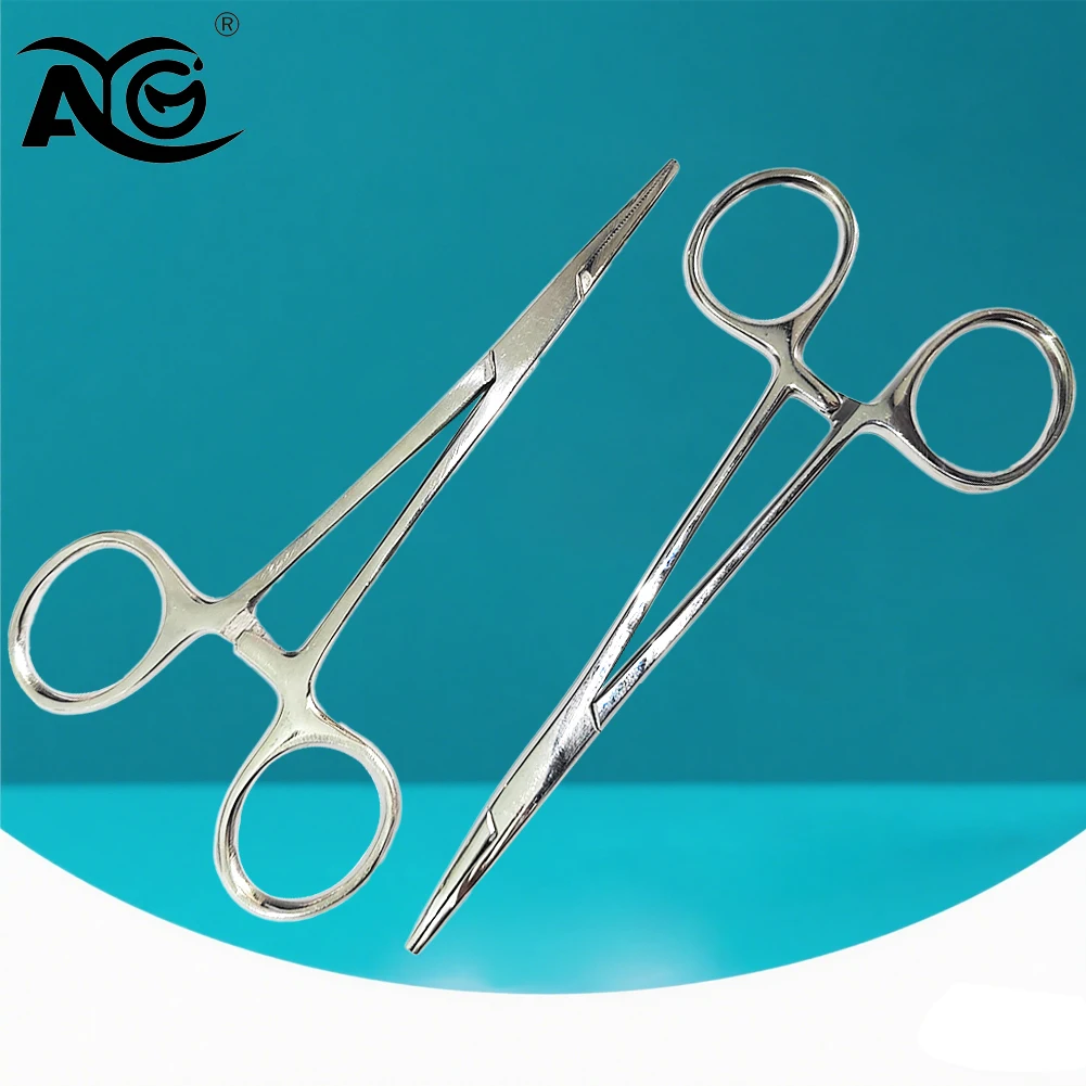 

AG 1Pcs Dental Needle Holder Plier Reusable Stainless Steel Gold Plated Handle Orthodontic Forcep Surgical Instrument Tools