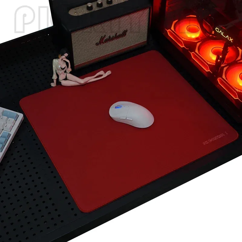 Large Professional Gaming Mouse Mat 17.7x15.7 Inch - Hybrid Surface for Speed & Control - Non-Slip Rubber Base