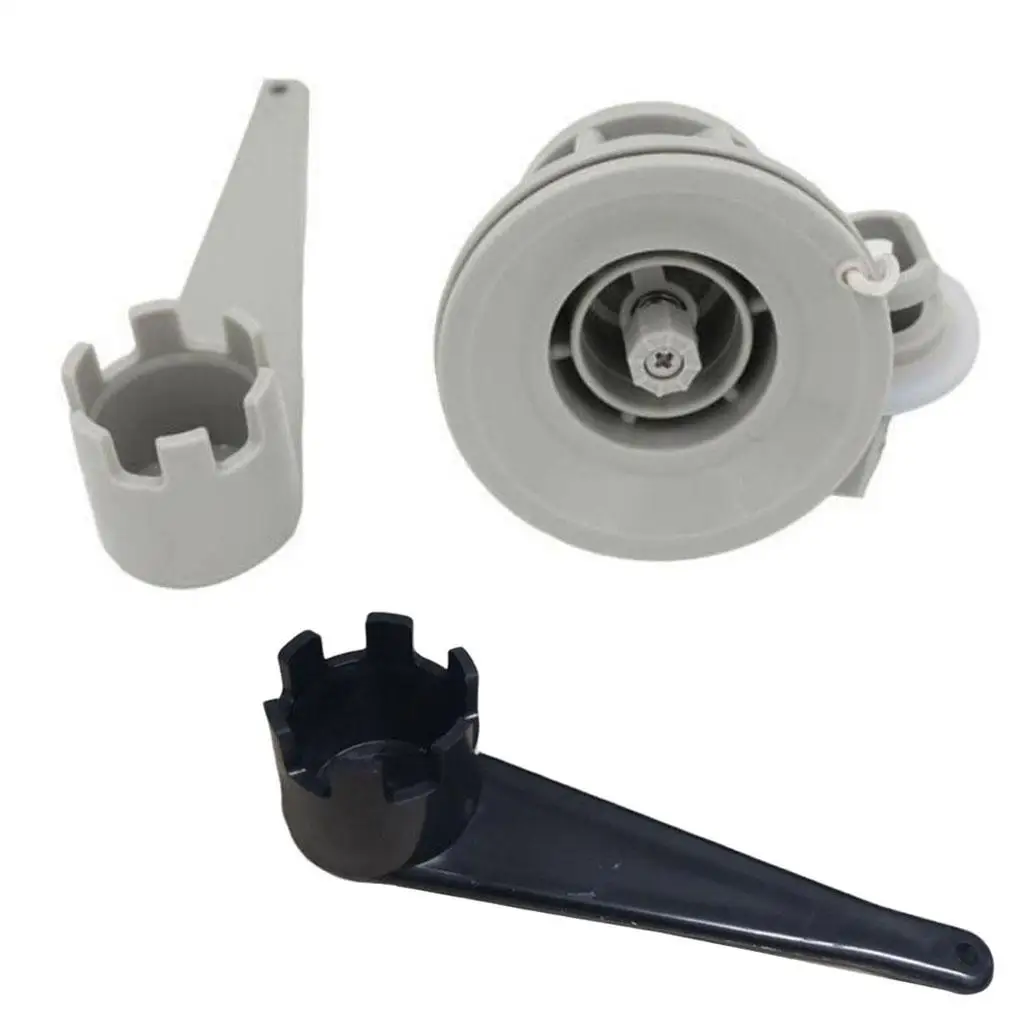 Durable PVC Inflatable Kayak Air Valve Wrench 6 Groove Slot Removal Tool for Raft Dinghy Canoe Airbed Accessories
