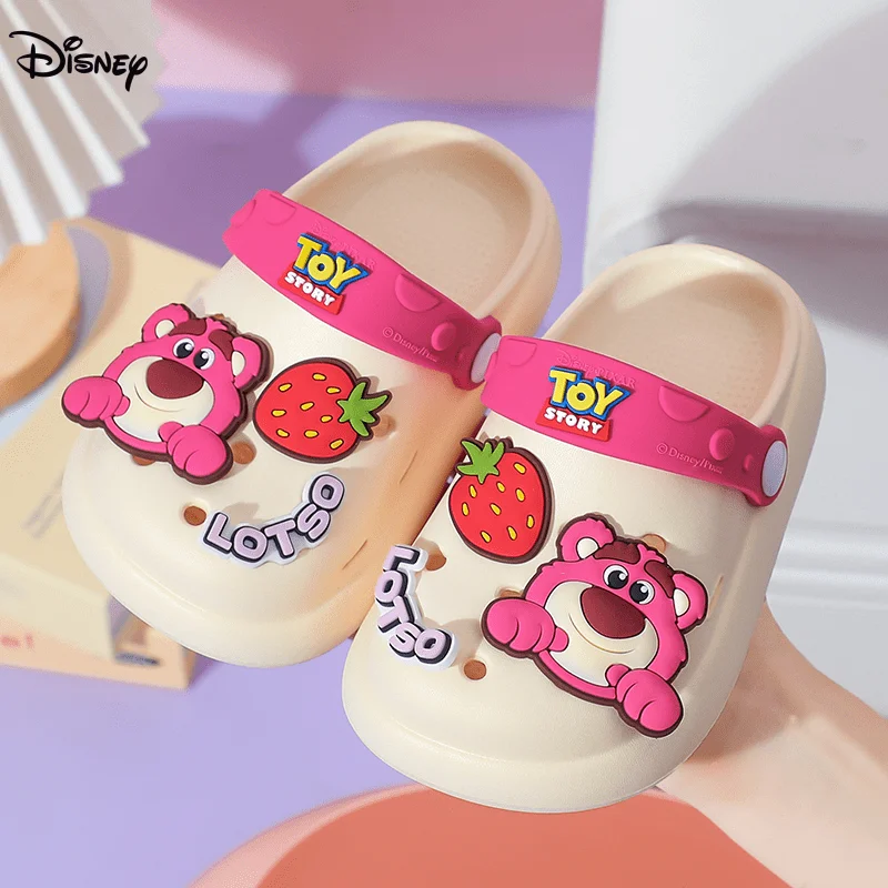 

Disney children's slippers Strawberry soft-soled non-slip beach shoes with overhead sandals