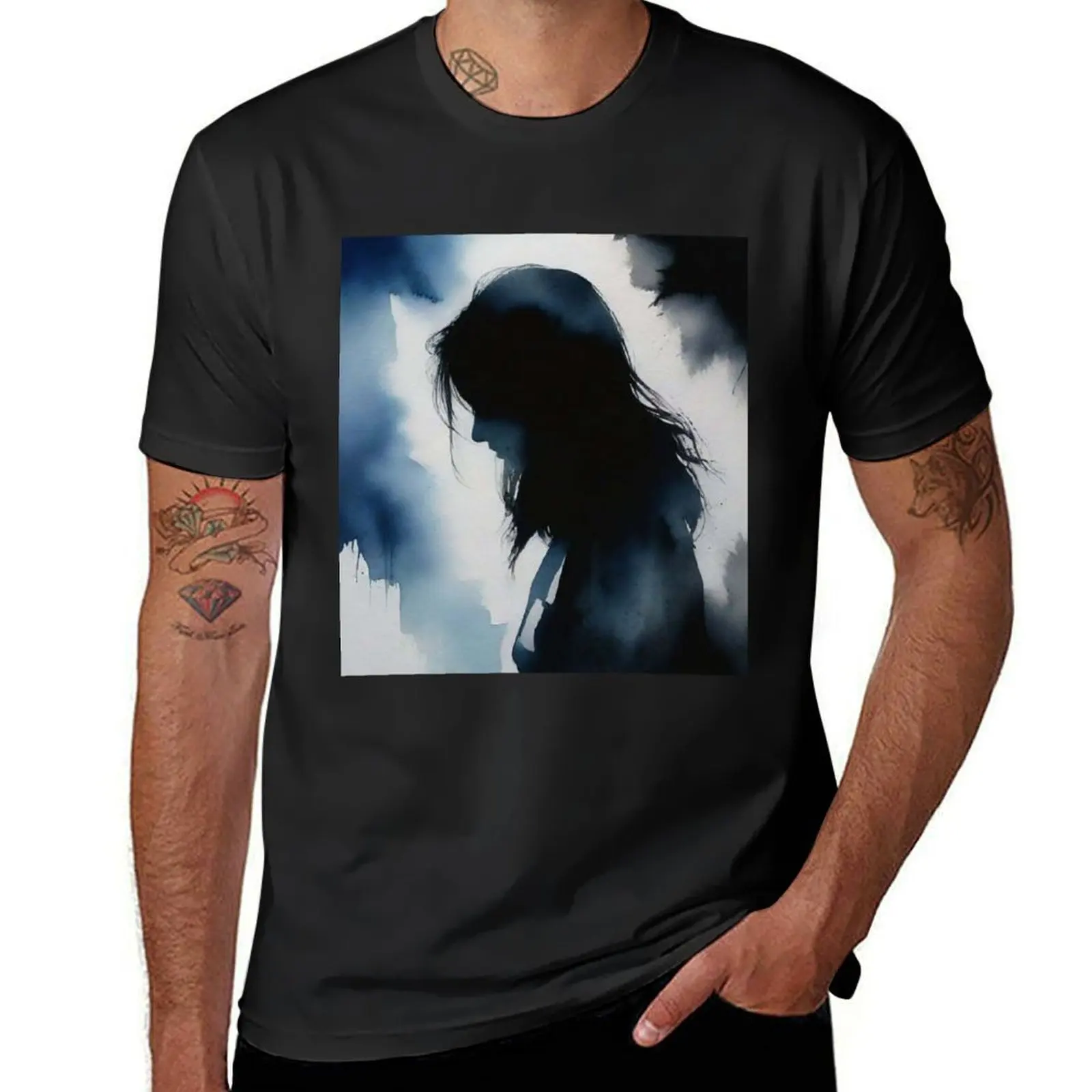 Portraits of Loneliness #9 T-Shirt aesthetic clothes kawaii clothes blanks men t shirt