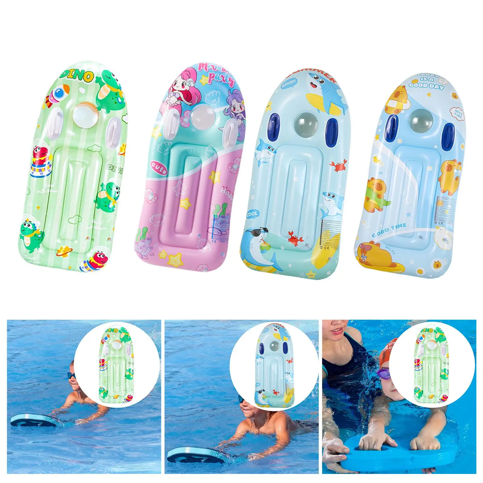 Planche de surf gonflable en PVC, corps de surf pour garçons et filles, vacances pour enfants