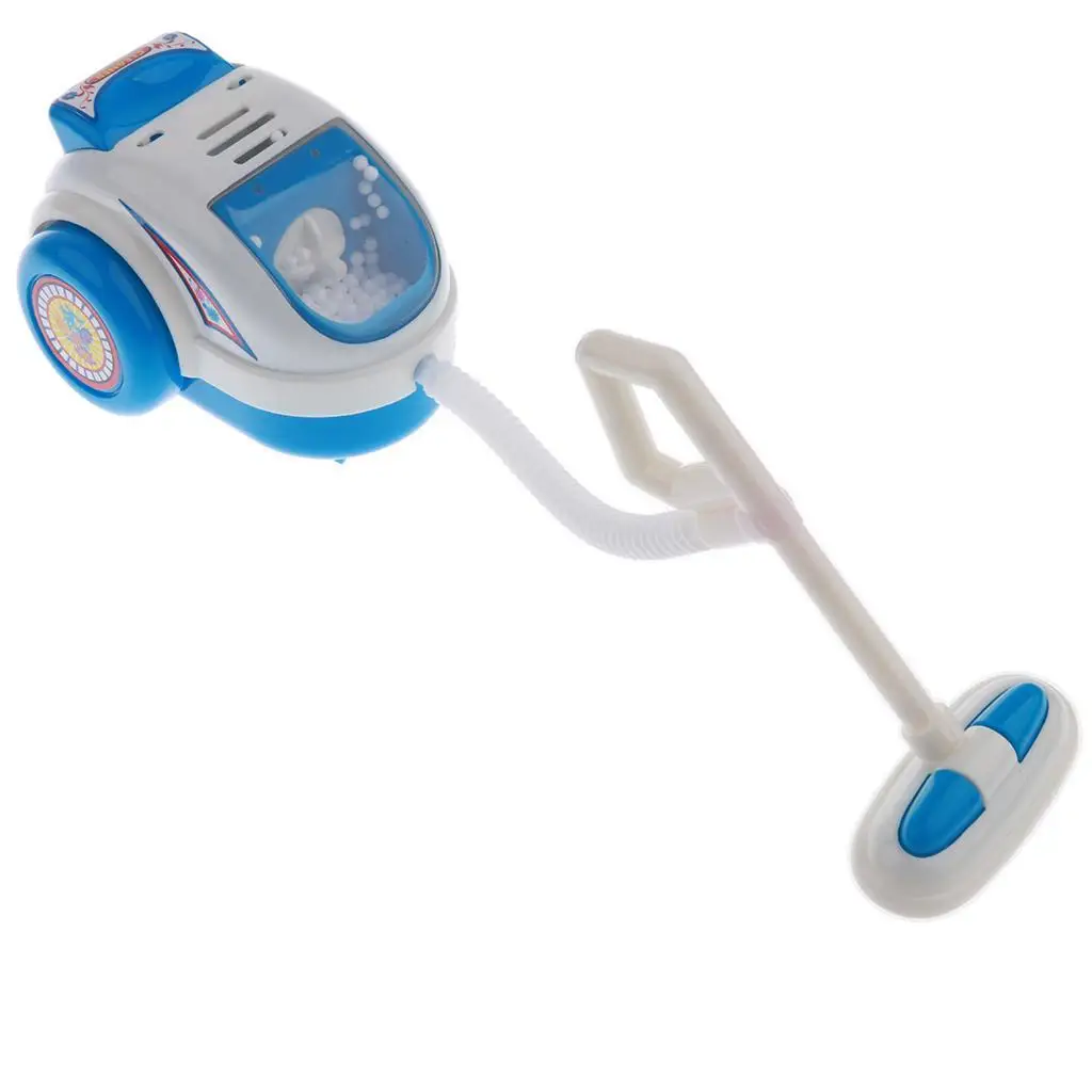 

Kids Role Play Toy Simulation Vacuum Cleaner Blue Educational Miniature Home Appliance