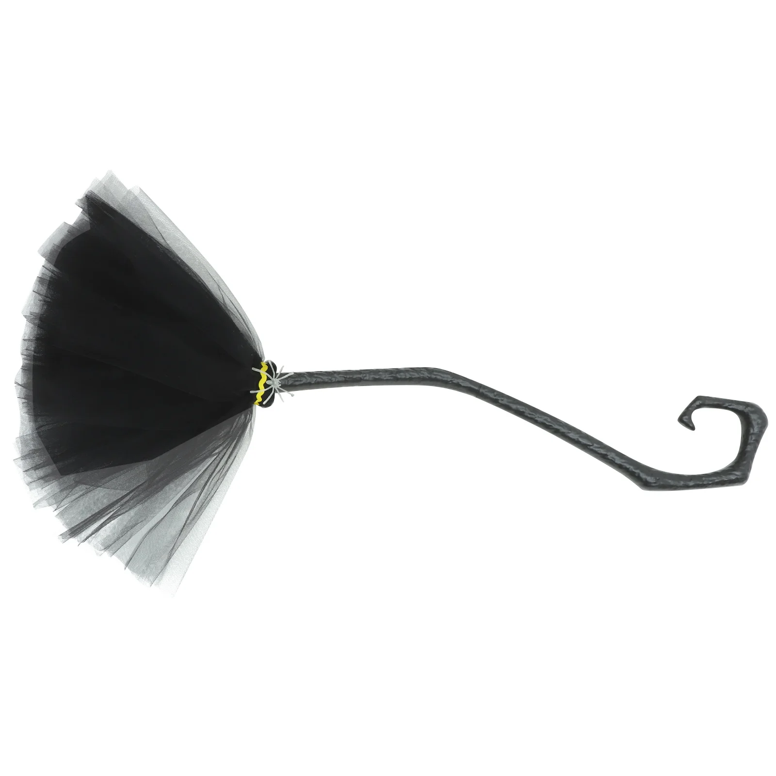 

Halloween Witch Broom Decorative Plastic Cosplay Prop Removable Broomstick for Party Costume Festival