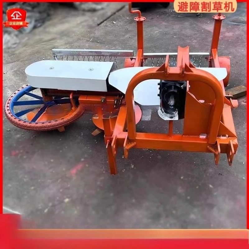 Four-wheel tractor matching lawn mower hydraulic slope multi-directional automatic obstacle avoidance
