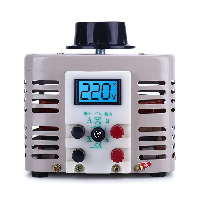 Voltage Regulator 220V Single Phase TDGC2-500W Autocoupler, Household Contact Cut Foam Transformer