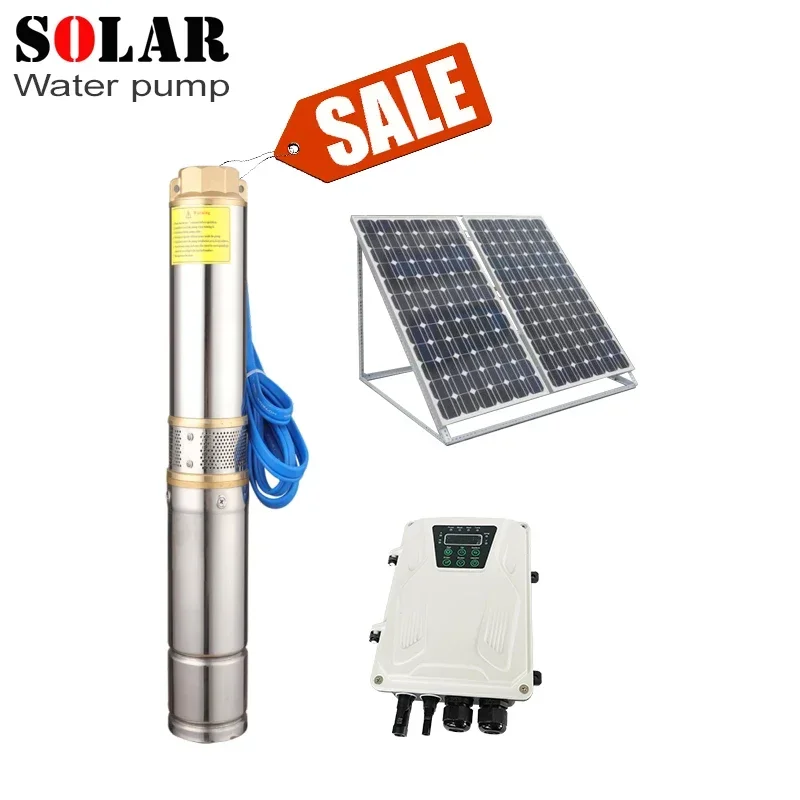 2025/DC 48V submersible solar powered water pumps centrifugal solar borehole pump