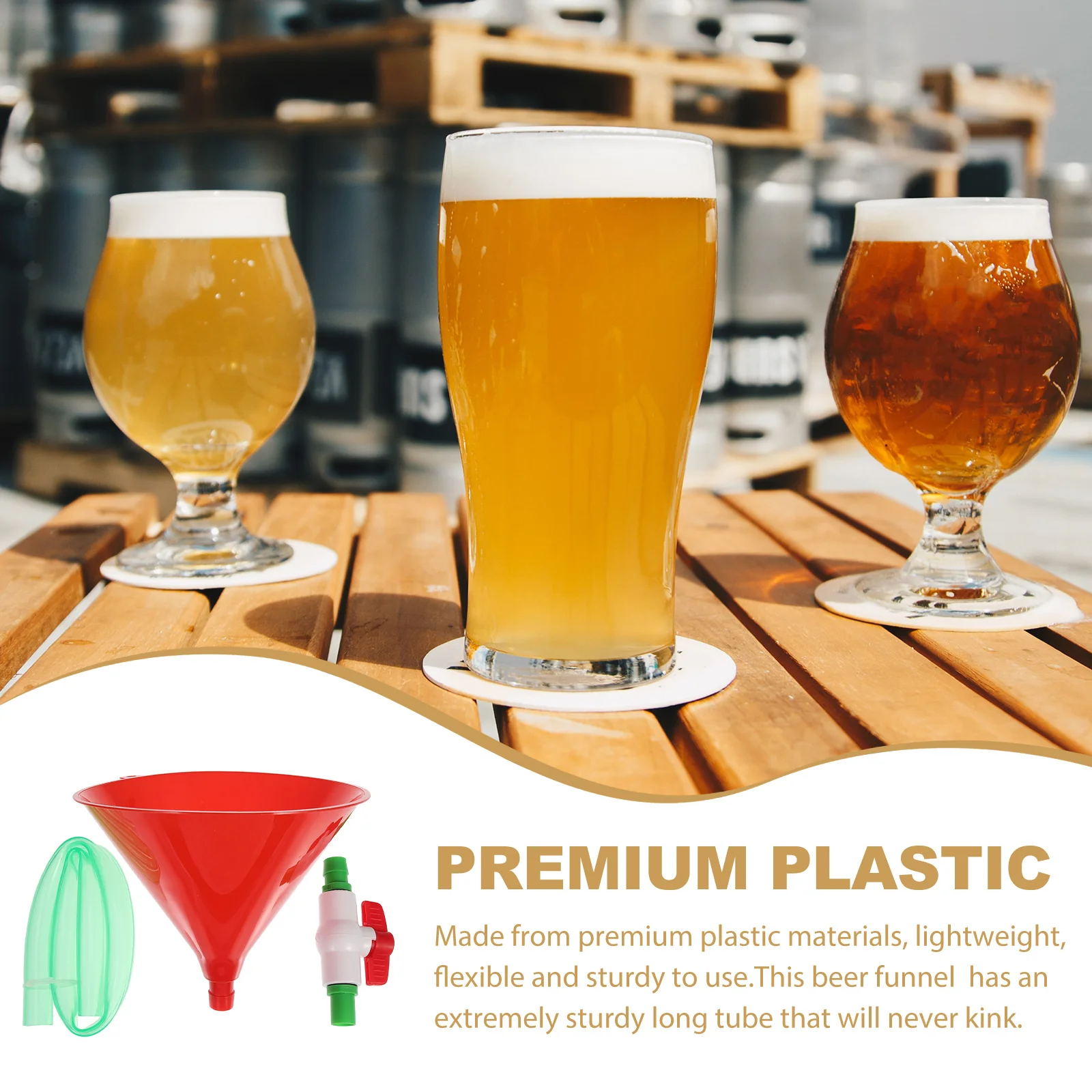 

Plastic Beer Funnel Sturdy Long Tube Drinking Games Food Grade Lightweight Flexible Party Supplies Graduation Adult Gifts