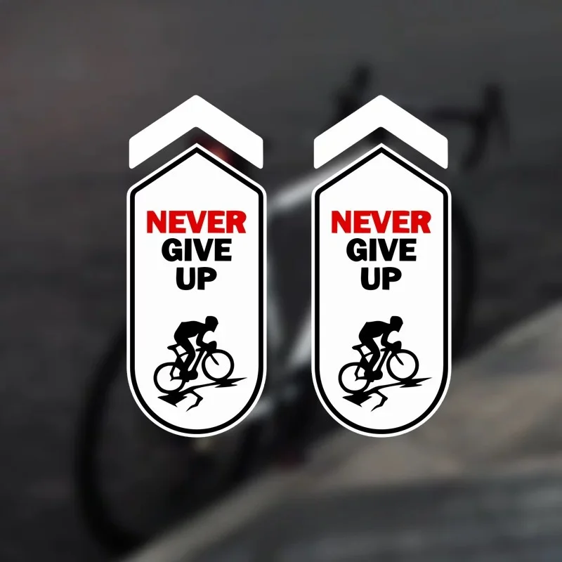 

2PCS "Ride Like Stolen" Bike Stickers Motivational MTB Decals "Never Give Up", "Shut Up Legs"