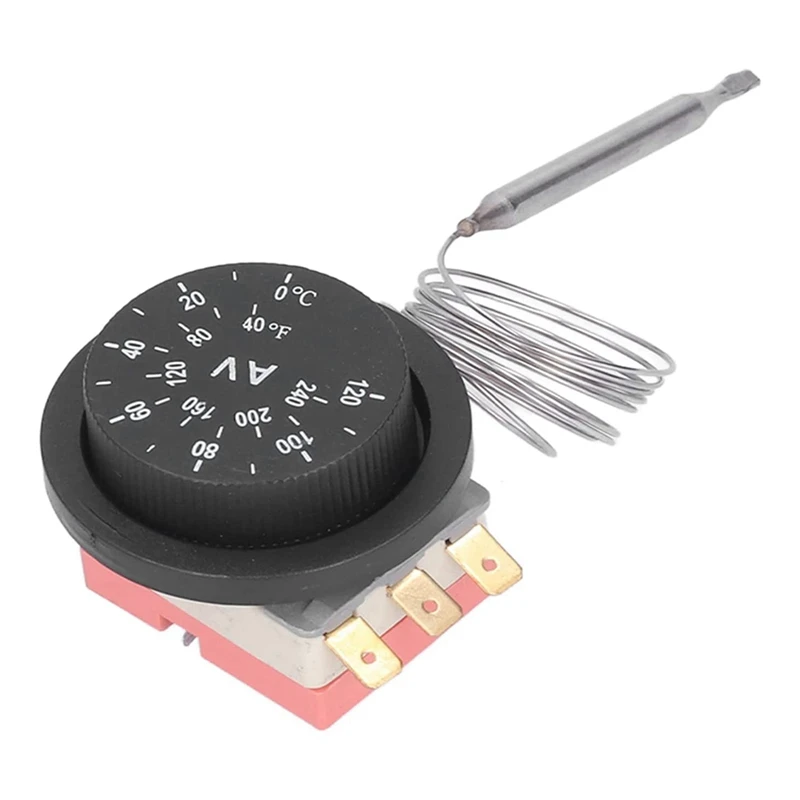 

ABSF Adjustable Electric Radiator Cooling Fan Thermostat Controller Switch,Switch 3 Pins Design Temperature Control Probe Kit