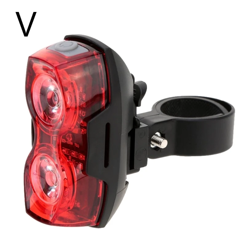 2 LED Bike Rear Lights 3 Modes Red Bright Safety Bicycles Accessories