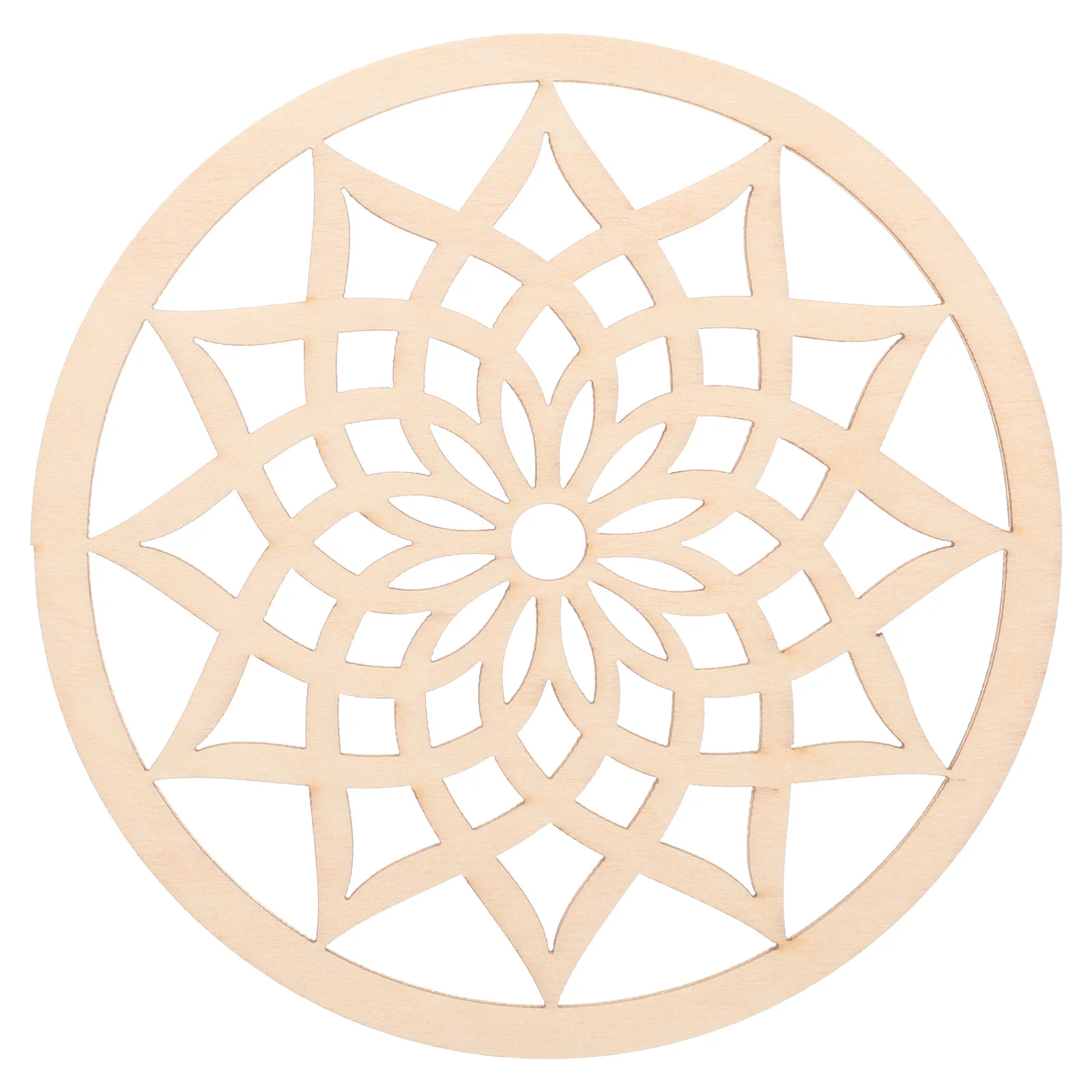 

Thickened Wooden Coaster Heat Insulating Cup Mat Wear Resistant Table Pad for Daily Use Stylish Coasters for Home Office