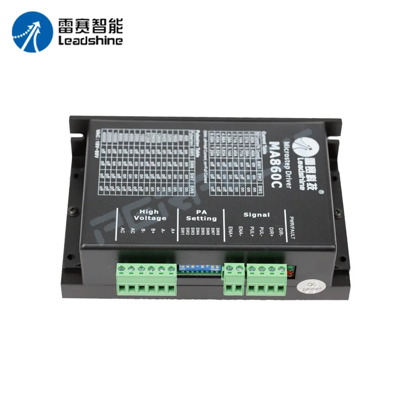 MA860C Leadshine 2 Phase Stepper Motor Driver for CNC NEMA34 86 Motor 18-80VAC Ultra low vibration 32-bit DSP Stepper Motor Driv