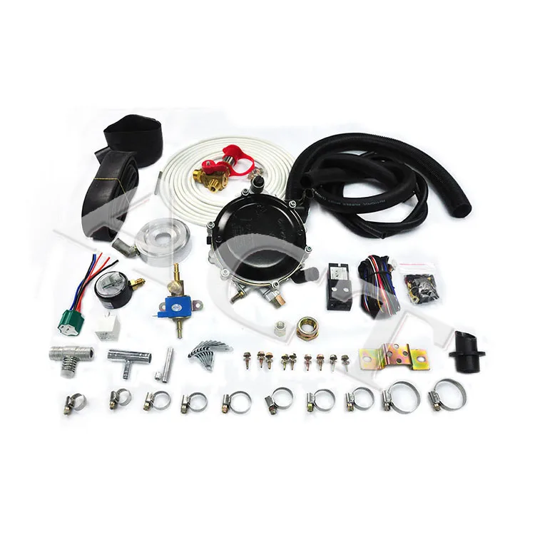 Auto CNG Carburetor Kits For Tricycle GNV Single Point CNG LPG Completed Kits 3rd Generation