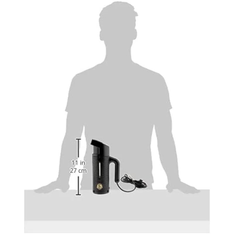 ESTEAM مكواة بخار محمولة باليد، 120 فولت، أسود
