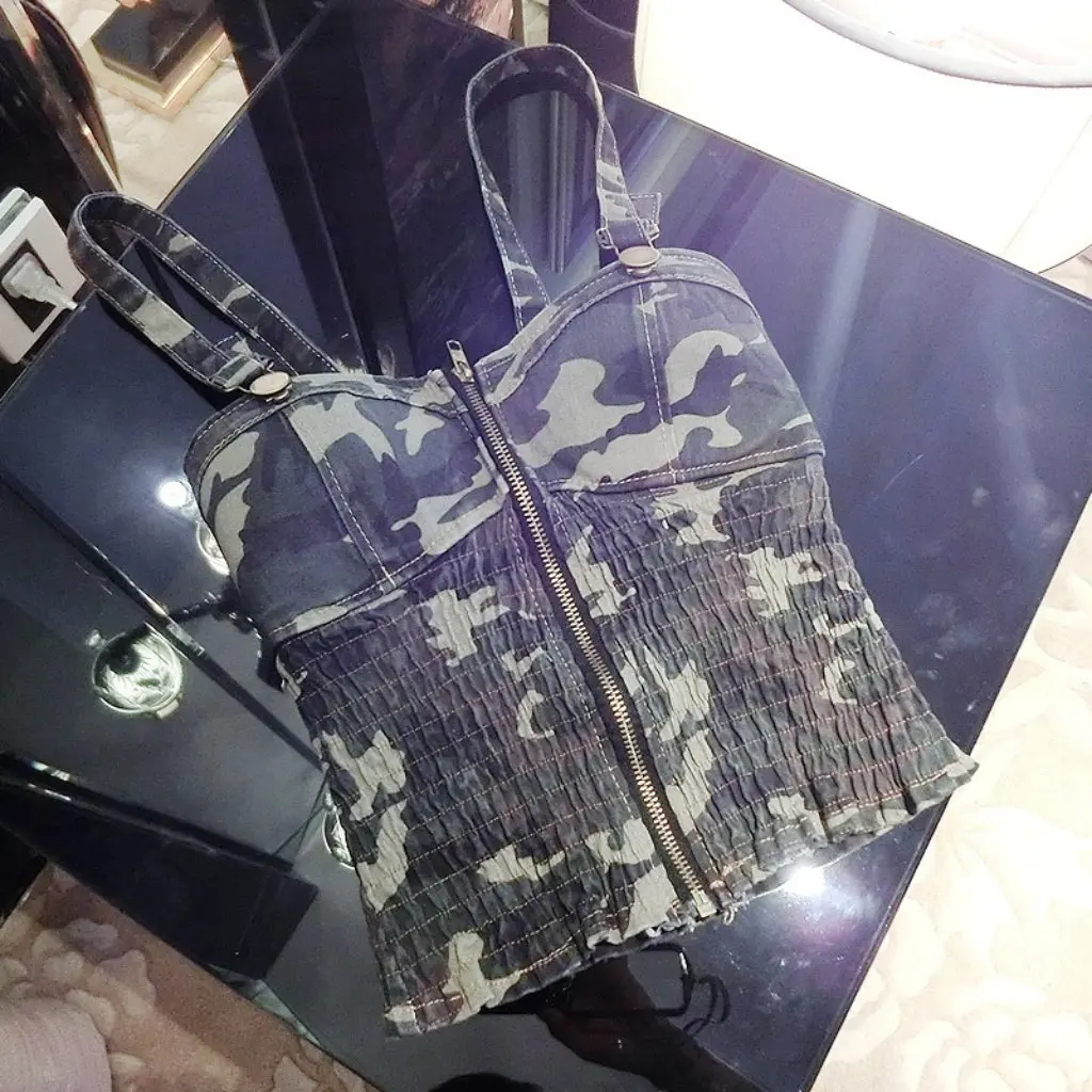 

Meileya женский сексуальный джинсовый топ на бретельках в европейском и американском стиле, одежда для ночного клуба, новое поступление лета