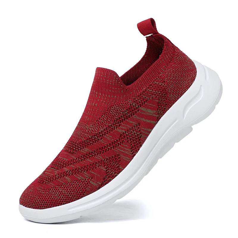 Zapatillas Deportivas Casuales de Malla para Hombre Park Relax, Transpirables, con Textura Natural, para Caminar al Aire Libre, para Uso Diario