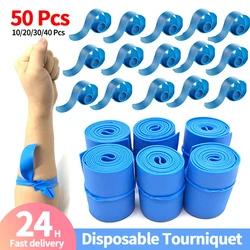 1-5 Pcs Disposable Tourniquets First Aid Kit Medical Latex Tourniquet Sport Emergency Survival Gear Outdoor Camping Tools 45cm