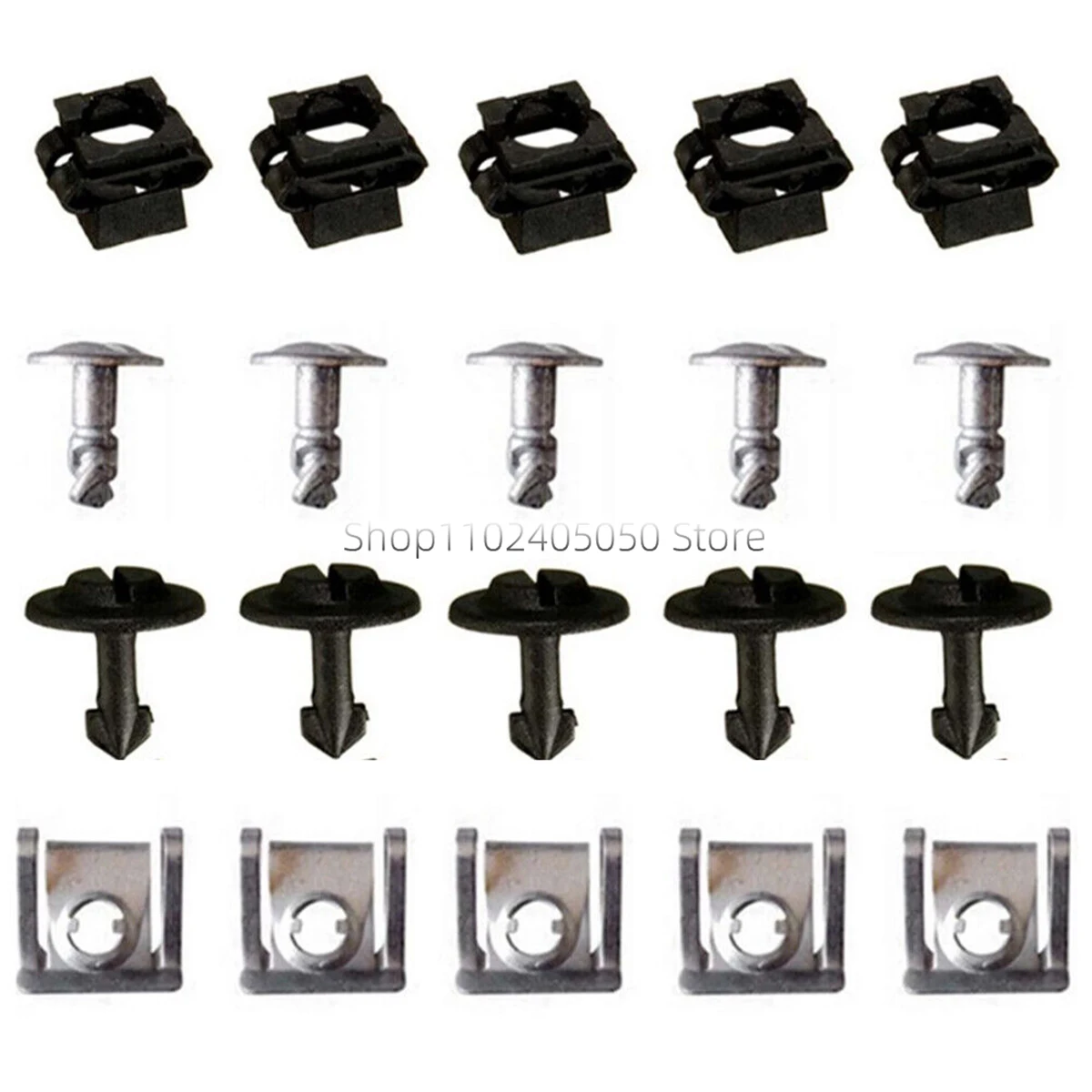20pcs Undertray Guard Engine Under Cover Clips Kit Shield Panel Fastener Screw for Audi A3 TT VW Passat B5 8D0805121 8D0805960
