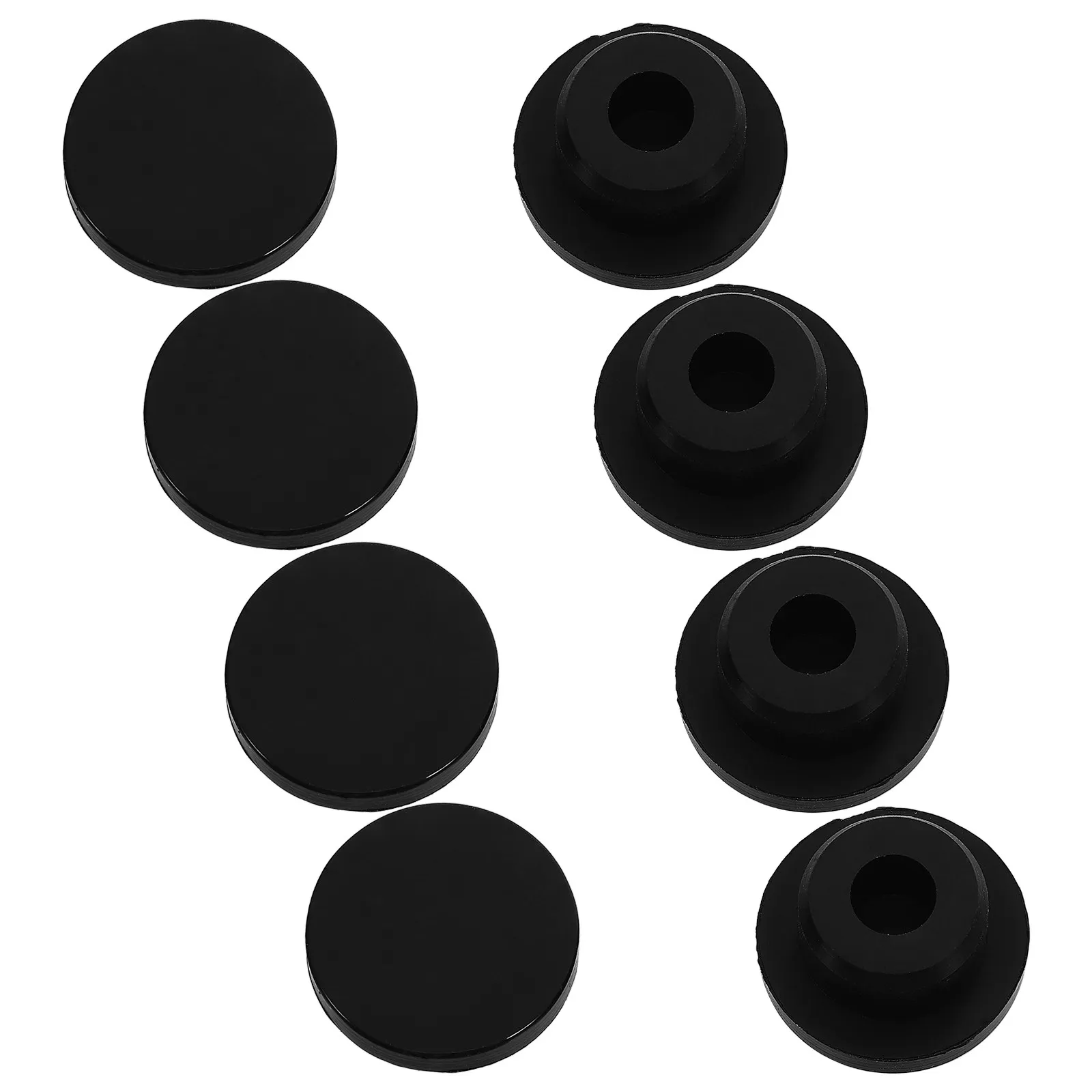 Silicone T Shaped Hole Plugs 8 Pieces Waterproof Dustproof Flexible Sealing Caps for 17 mm Tubes