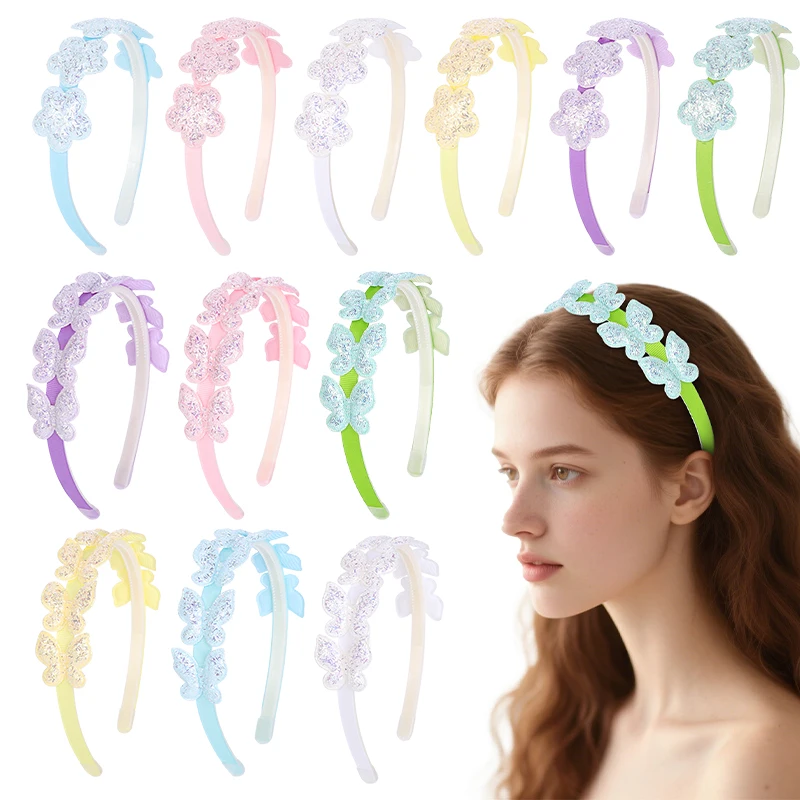 

1/6/12Pcs Threaded Hair Bands With Teeth Onion & Pink Stripe Design For Daily Commute And Party Suitable For Various Occasions