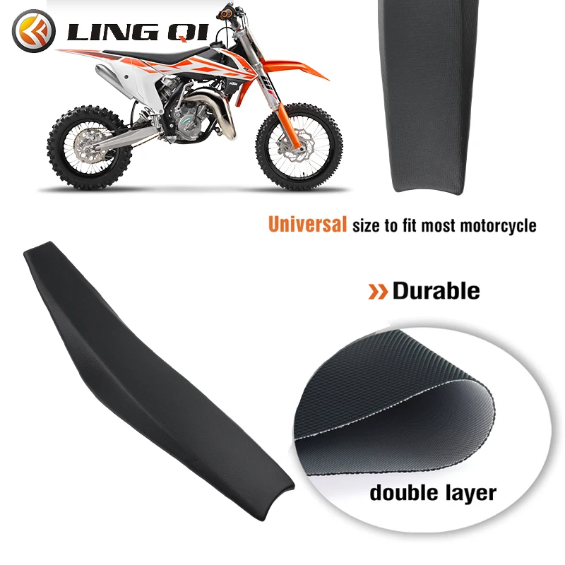 LingQi-cojín de asiento trasero de espuma para motocicleta, accesorio para moto de cross, KT 65, Chino