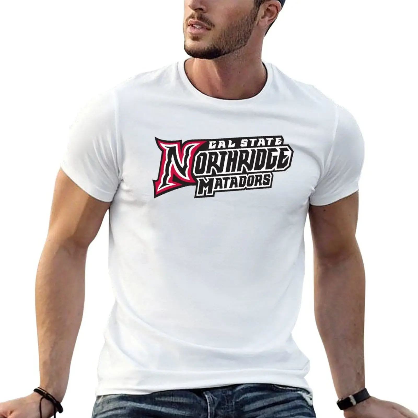 Cal State Northridge Matadors T-Shirt Plus Size Gym Sports T-Shirt