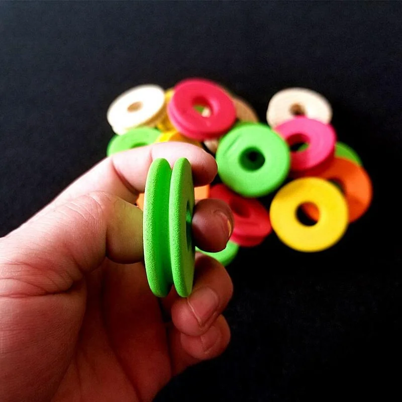 100Pcs Gulungan Busa EVA Papan Penggulung Tali Pancing Pengait Alat Pancing Kawat Pelacak Putar Alat Tali Pancing