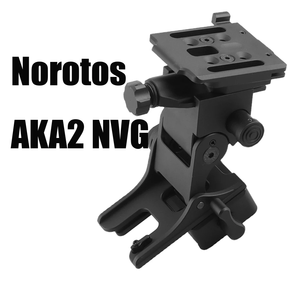 Metal AKA2 NVG Mount Night Vision Goggles Helmet Mount Bracket Adapter Hunting Tactical Universal NVG Compatible for PVS14 PVS18