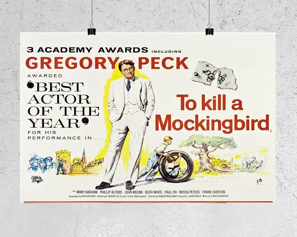 L093 TO KILL A MOCKINGBIRD Movie Silk Fabric Poster Art Decor Indoor Painting Gift