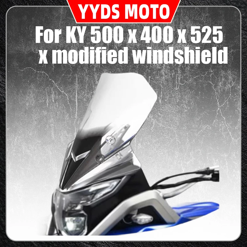 

For KY 500X 400X 525X modified windshield with raised windshield, front windshield transparent new model