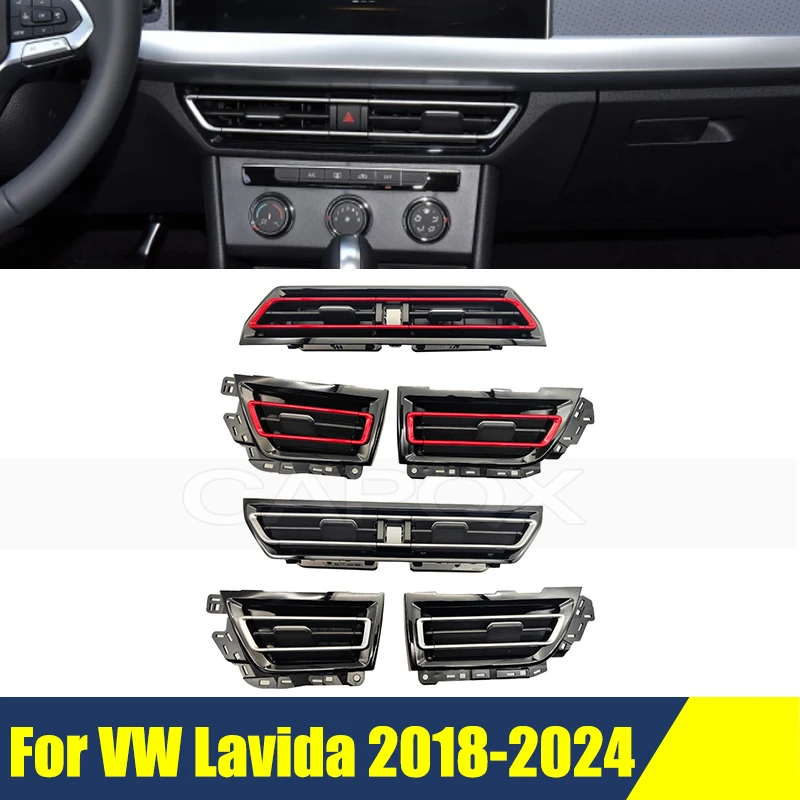 Center/Side Instrument Panel Air Conditioning Outlet Vent For VW Lavida 2018-2024 Dashboard Conditioning Vent Outlet
