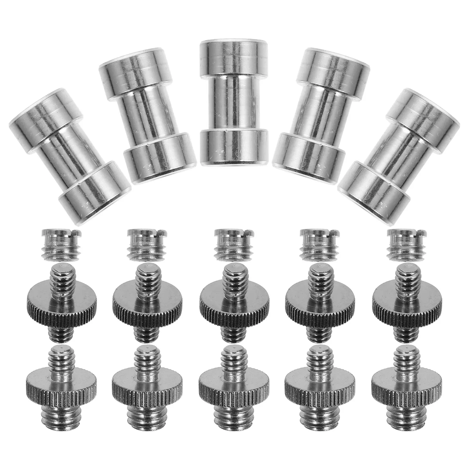 

1 set Camera Stand Adapter Tripod Screw Kit 1/4 to 3/8 Thread Flash Mount Parts Sturdy Wear Resistant Practical