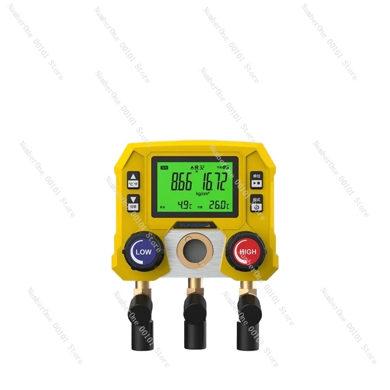 

Cloud Control MG-10 Manifold Meter Digital Display Refrigerant Meter Air Conditioning Pressure Meter