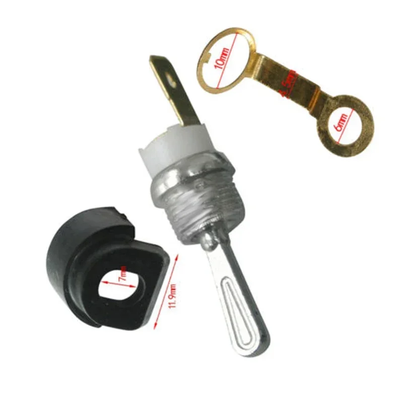 On/Off Switch Bushing Spring Switch Connecting Plate Kit Fits For Chinese Chainsaw 4500 5200 5800 Replacement Tool Parts