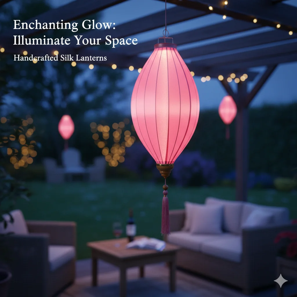 

Outdoor Waterproof Satin Lantern 14 Inch Antique Vietnamese Chinese Palace Hanging Light Wedding Festival Balcony Courtyard Use