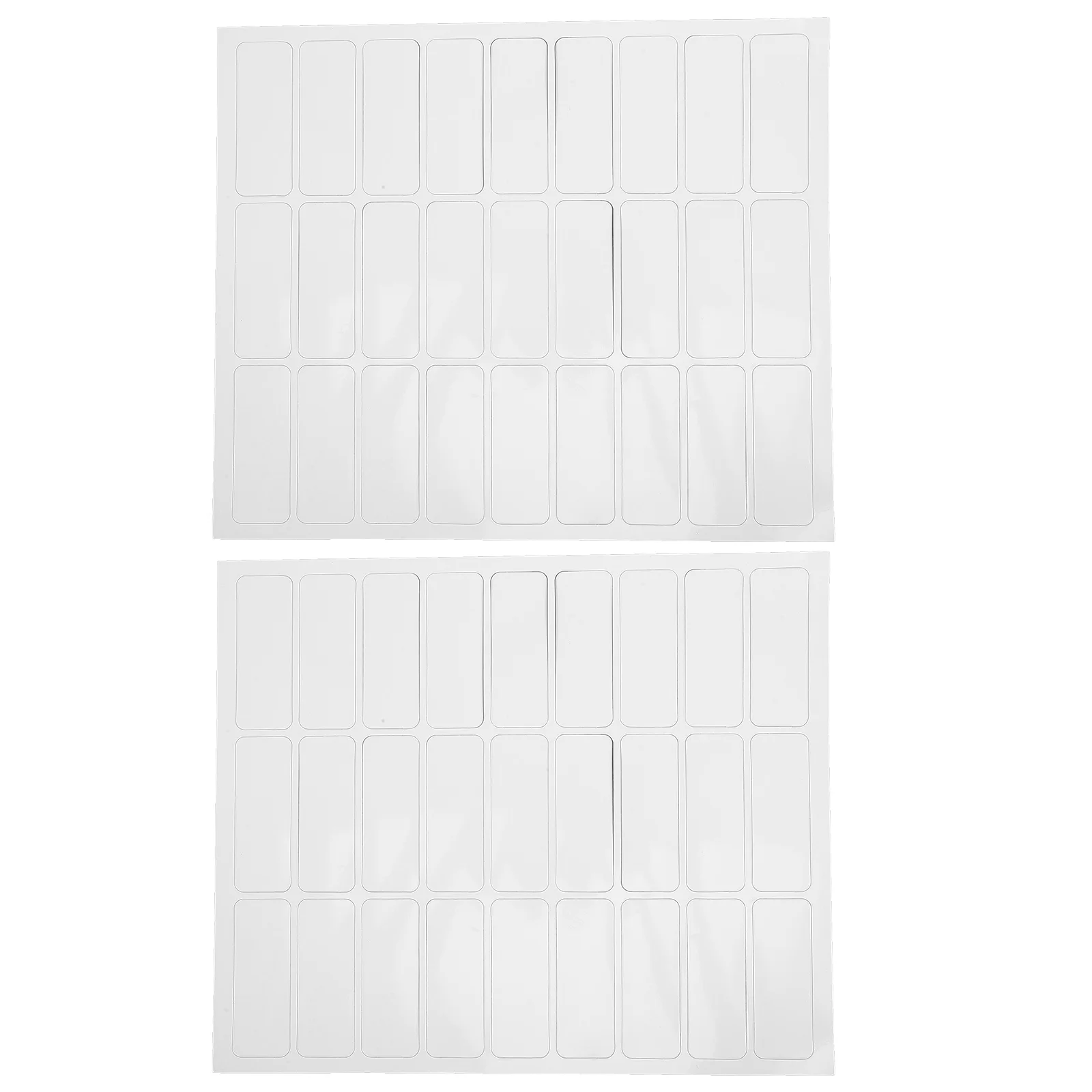 54 pçs fita de nome magnético etiquetas de geladeira etiquetas de quadro branco em branco para notas pegajosas ímãs sala de aula quadro branco doméstico